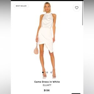 Revolve ELLIATT - White Camo Dress - Small